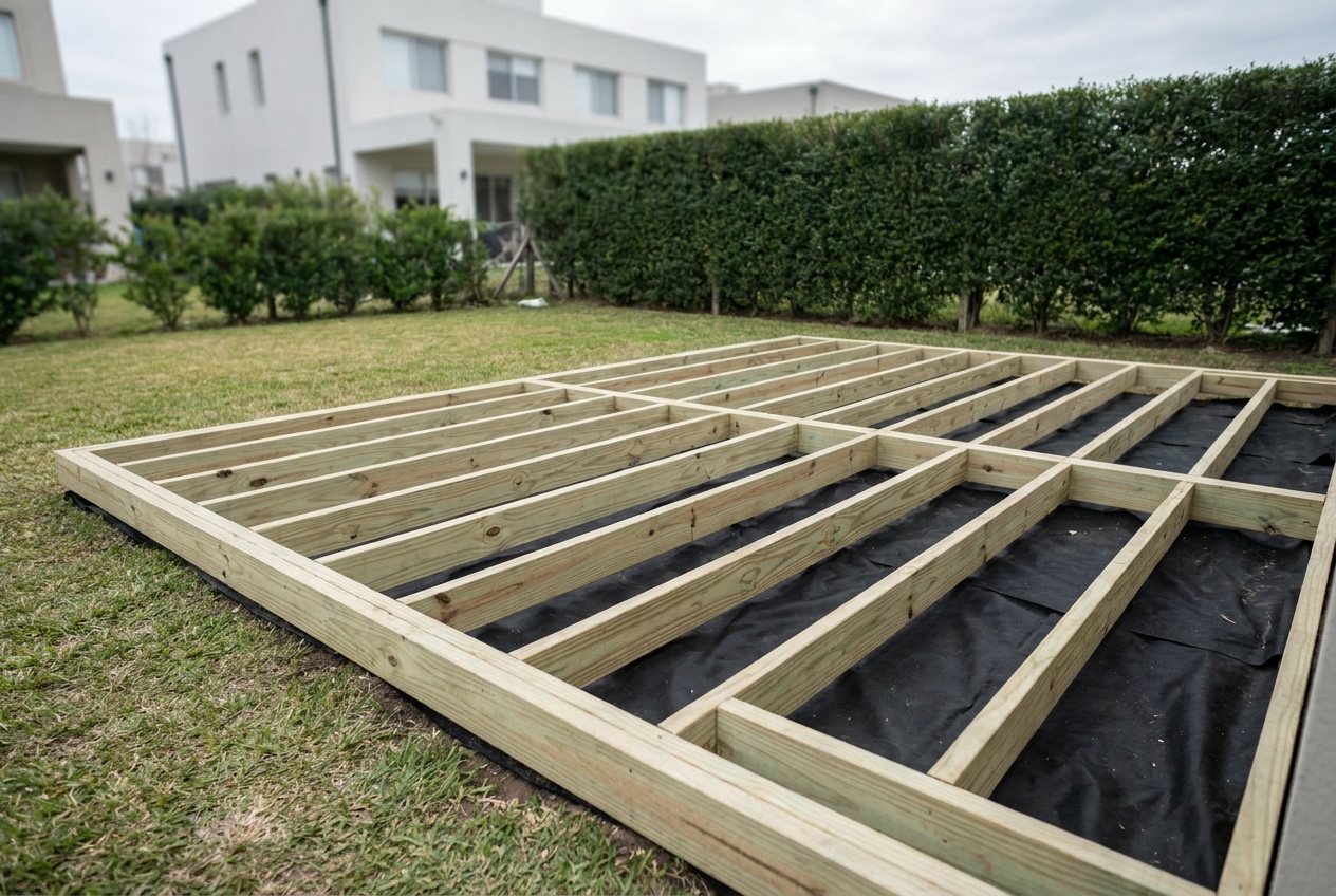 Construcción e instalación de deck de madera — Don Deck